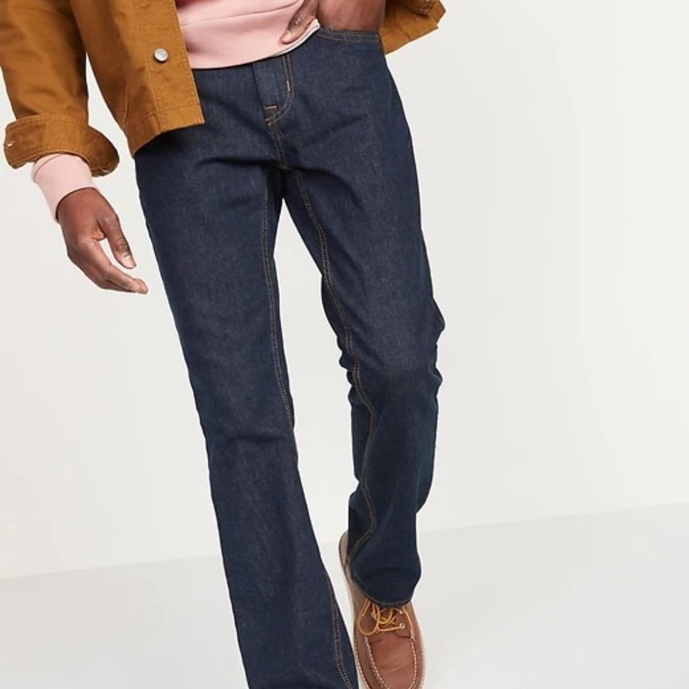 NEW Old Navy Rigid Boot-Cut Jeans For Men 33W 32L